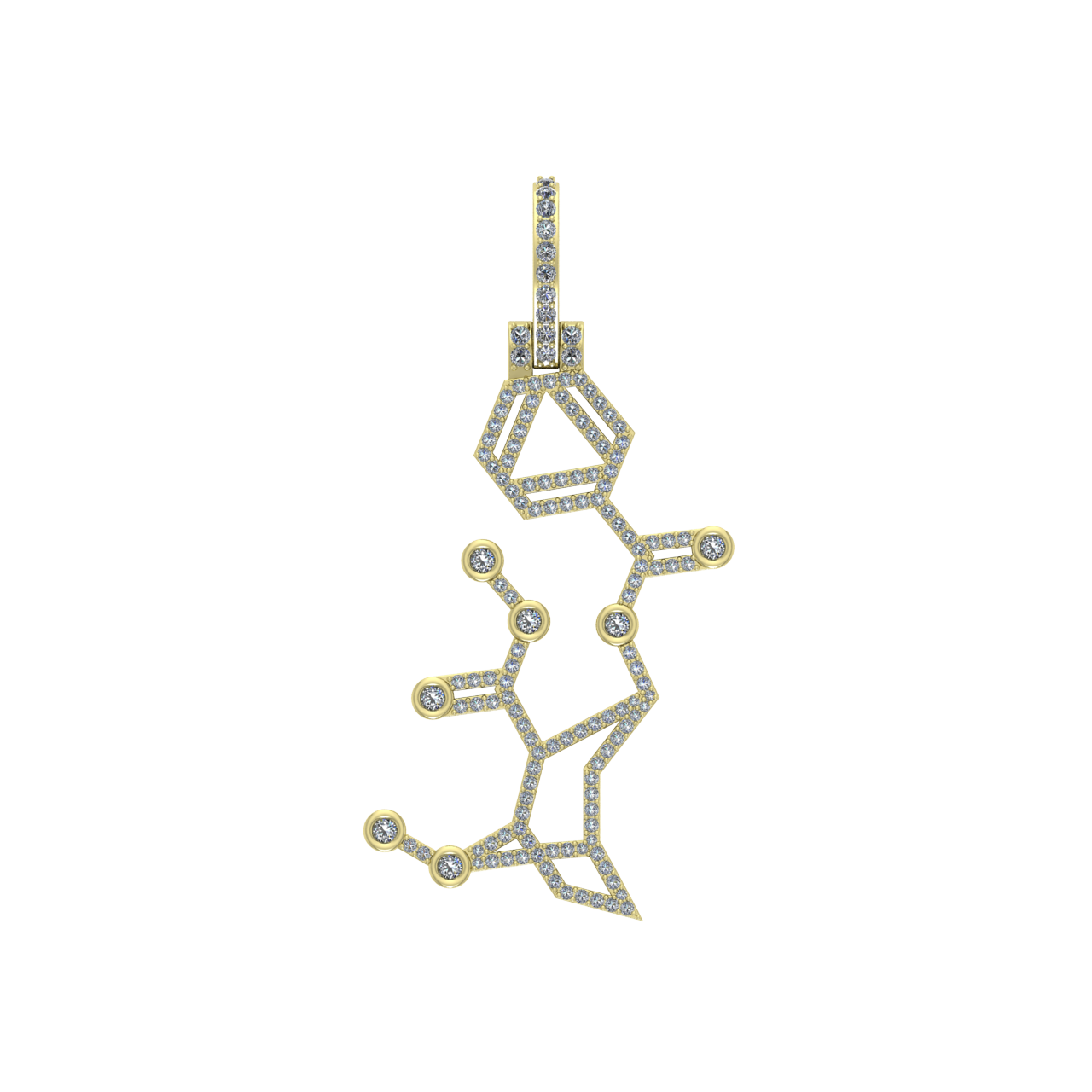 HIP-HOP DIAMONDS  DRUGS  PENDANT